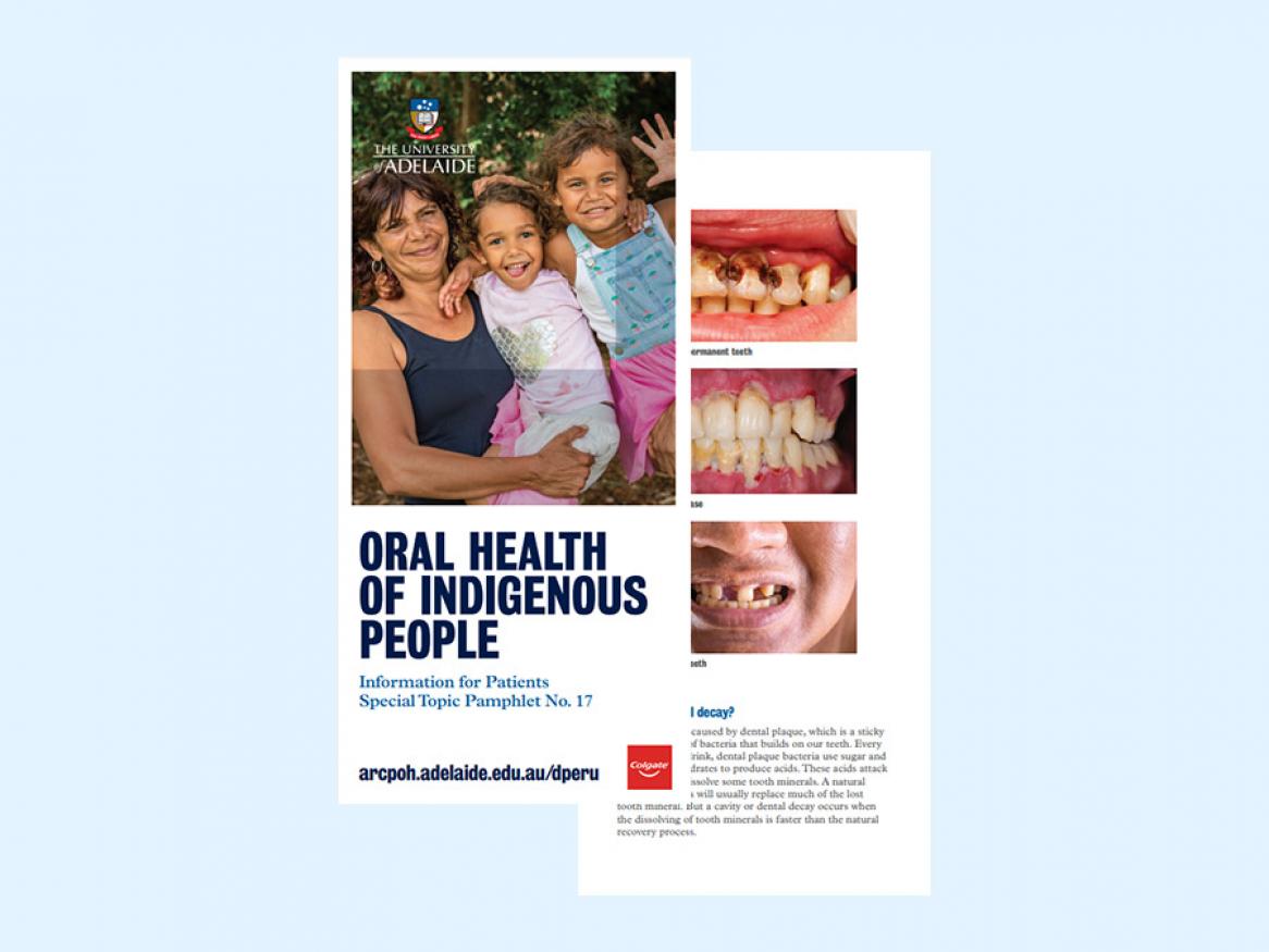 View the pamphlet on the oral health of Indigenous people