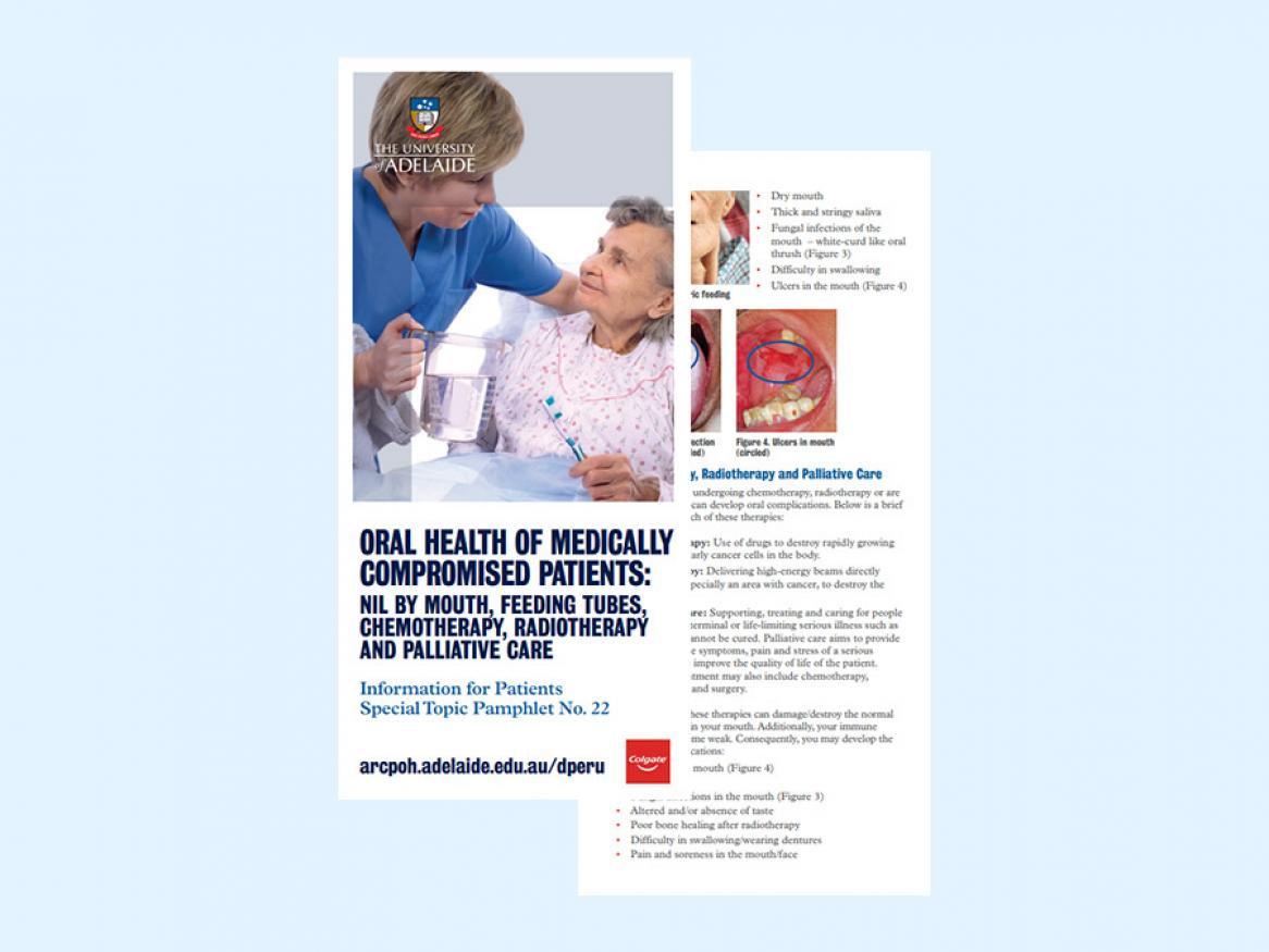 View the patient pamphlet on the oral health of medically compromised patients