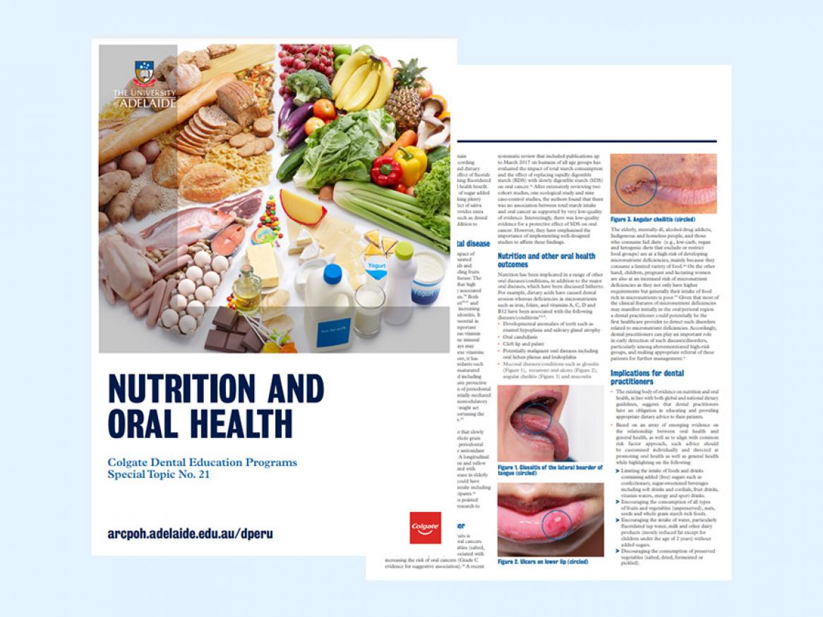 View the practice information sheet on nutrition and oral health