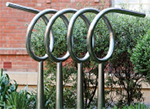 Stainless steel work by sculptor Herbert (Bert) Flugelman