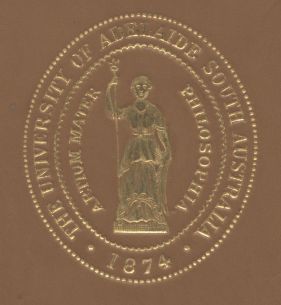 University of Adelaide Book Cover Stamp