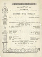 Program of Romeo & Juliet, 1885