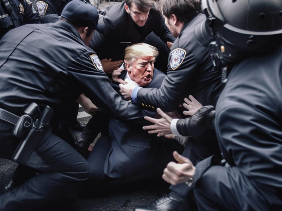 AI generated images of Donald Trump being arrested went viral