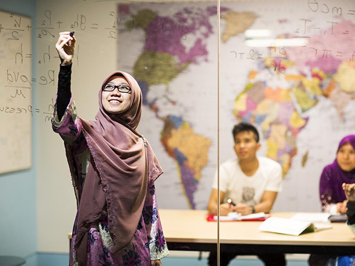 International students at the University of Adelaide