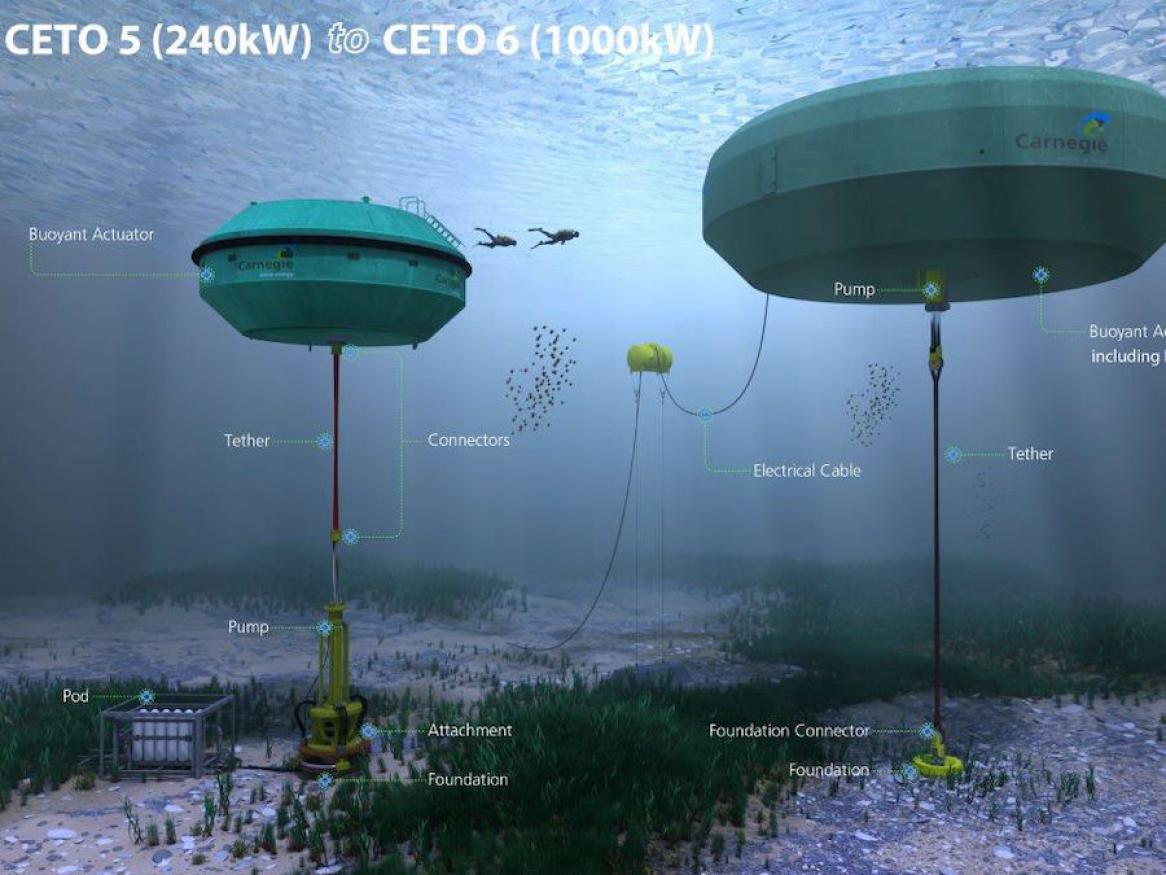 The Wave Energy Research Group run simulations and modelling on wave energy technology