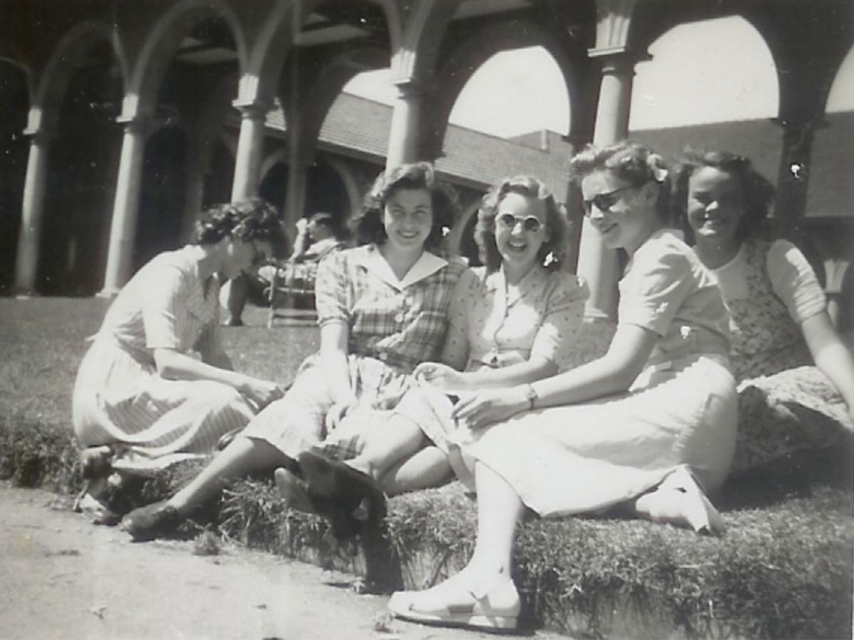 Gwen Wilkinson and friends
