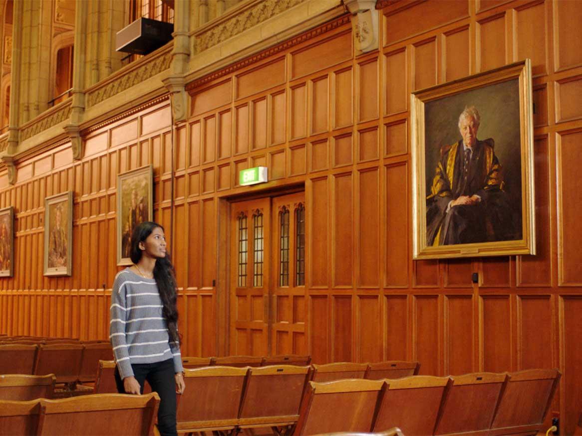 Walking in Boynthon Hall