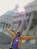 Georgia Lloyd at Capitol Hill, Washington DC