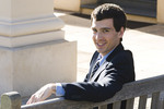 University of Adelaide Law graduate Benedict Coxon at Government House shortly after his announcement as South Australian Rhodes Scholar for 2009
Photo by David Ellis