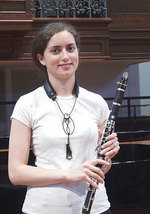 Clarinet soloist and University of Adelaide music student Catherine Vaughan
Photo by Claire Oremland
