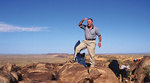 Professor Emeritus Martin Williams in the Mauritanian desert