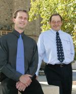 Dr Hentie Swiegers (left) and Mr Ian Ratcliffe 
Photo by Ben Osborne