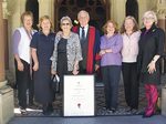 Dr Robert Cooter and wife Marie (centre) with their five daughters (from left), Jane, Susan, Elizabeth, Robyn and Anne
Photo by Kim Harvey