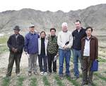 Professor David Coventry and Dr Nick Paltridge with Tibetan locals and colleagues
Photo courtesy of Dr Nick Paltridge
