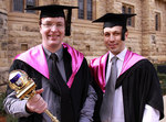 Mace-bearer John McLaughlin (left) and Vince Grande
Photo by David Ellis