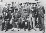 Medical students in 1896 with Professor of Anatomy Archibald Watson