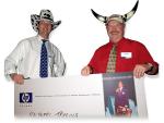 David Rutley (left) and Chris Duffield celebrate their win
Photo by Mark Spaven