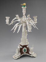 The John Ridley Testimonial Candelabrum (1860) made from silver, gold, malachite and blackwood, by Julius Schomburgk (18121893)
Photo by Grant Hancock