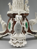 The John Ridley Testimonial Candelabrum (1860) made from silver, gold, malachite and blackwood, by Julius Schomburgk (1812-1893)
Photo by Grant Hancock