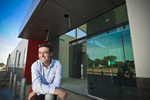 Dr Lorenzo Ponte outside the new Playford North GP Super Clinic
Photo by Noelle Bobrige, <i>Messenger News Review</i>