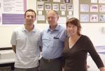 Forensic odontologists (from left) Dr Giacomo Cirillo, Dr Tony Lake and Dr Helen James
Photo by Lisa Reid