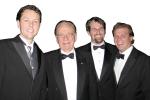 Caption: Adelaide researchers (from left) Mark Hutchinson, David Lupton and Nathan Gianneschi with Rupert Murdoch
Photo courtesy of Mark Hutchinson