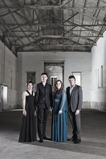 The new look Australian String Quartet (from left): Anne Horton, Kristian Winther, Rachel Johnston and Stephen King
Photo by Jacqui Way Photography