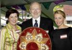 Anne Gribbin, James McWha and Amber Halliday at the Thank You Event