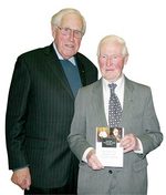 From left: Dr Basil Hetzel and Professor Frank Fenner
Photo by Candy Gibson