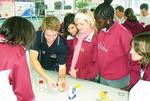 Students from Findon High School get their chance to play forensic scientist for a day