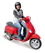 Dana Gifford and her new Vespa