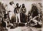 Mounted Constable William Willshire (second from left) photographed with members of the Native Police at Port Augusta, 1888
Photo courtesy of the South Australian Museum