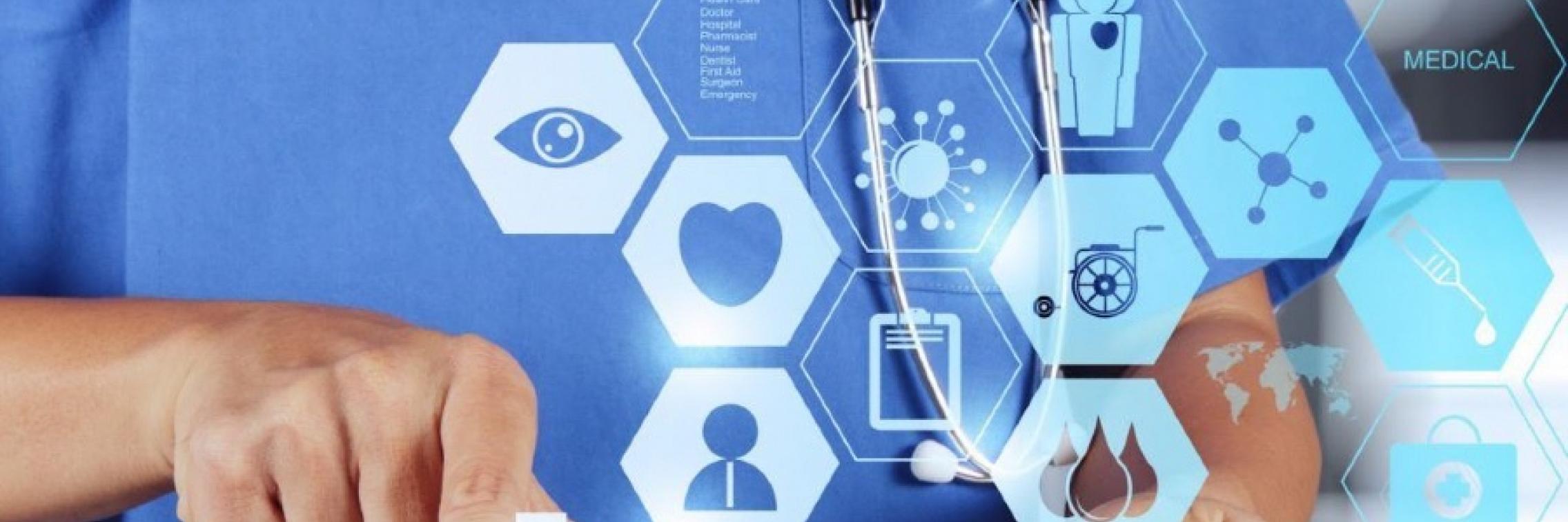 Image of doctor with tablet