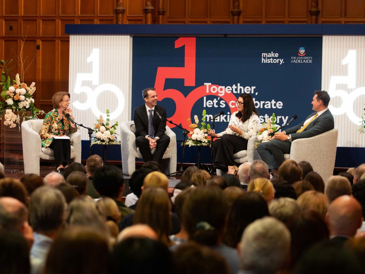 Panellists at the Julia Gillard lecture 2024