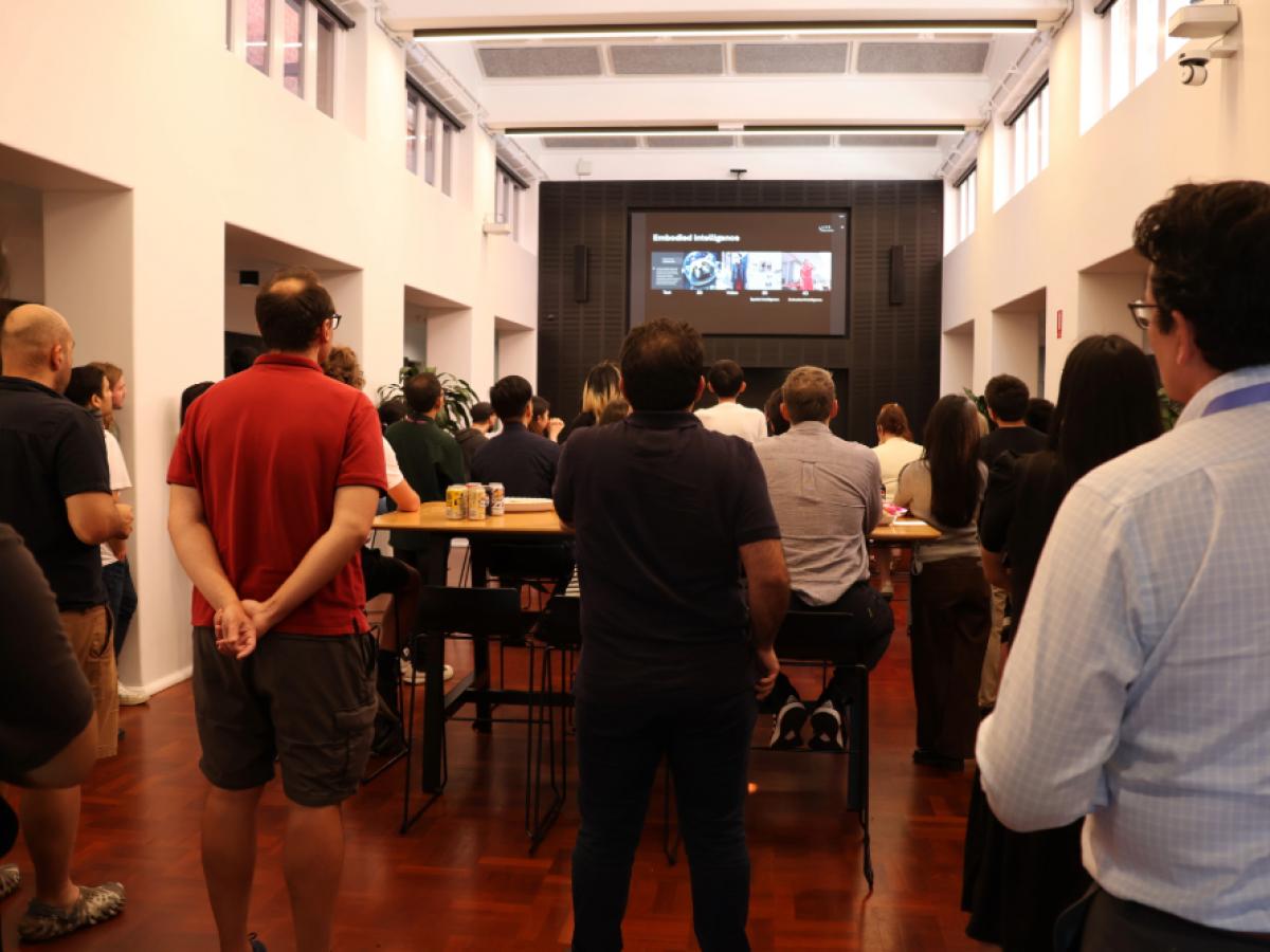 AIML members in December 2024 attending Prof Michael Black's seminar