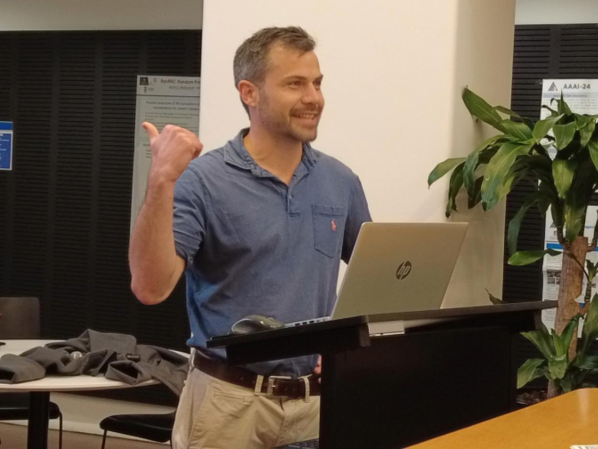 Dr Joel Fuller presents at AIML