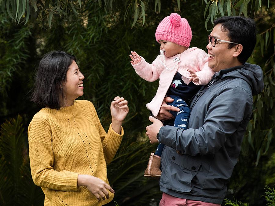 Rupananda Roy and family
