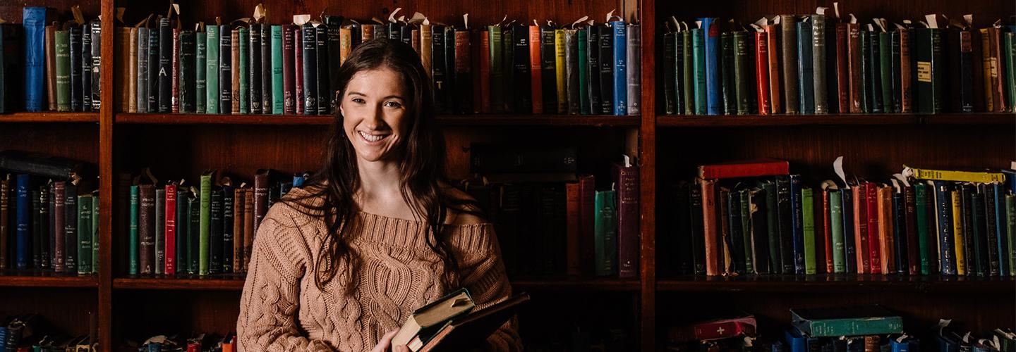 Courtney Eckert at Barr Smith Library
