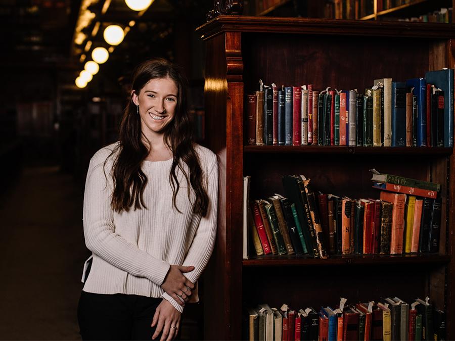 Courtney Eckert at Barr Smith Library