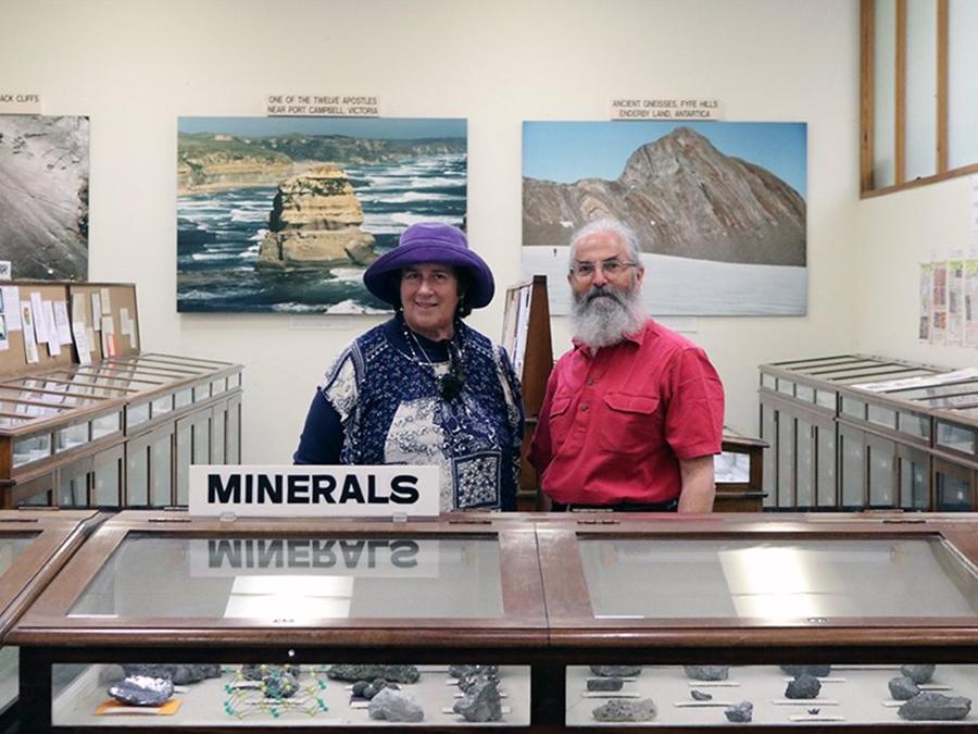 Tom Davis and his partner Emeritus Professor Diana Walker