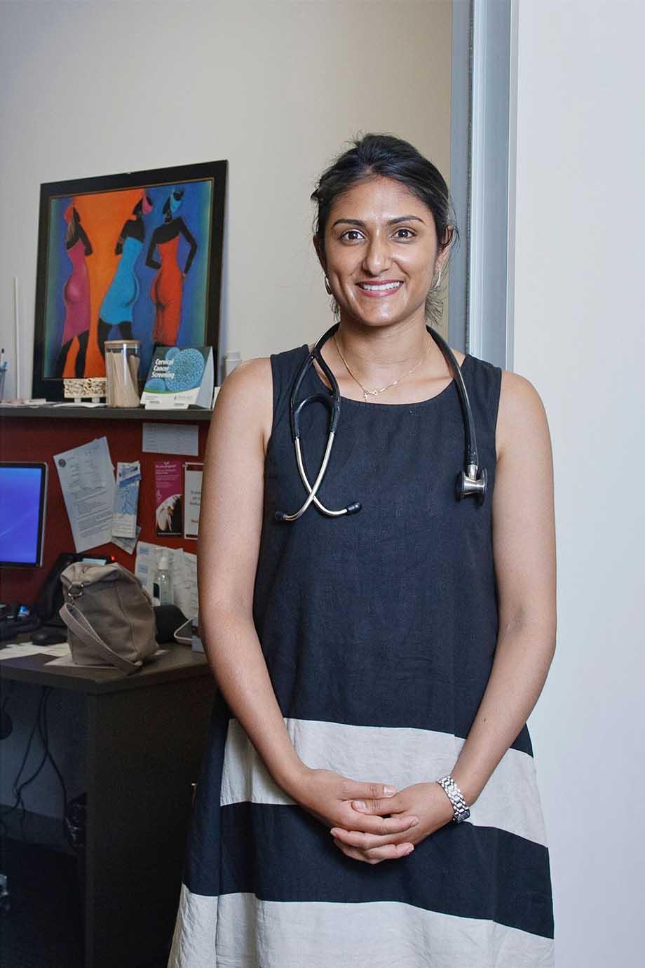 Dr Preeya Alexander at her practice