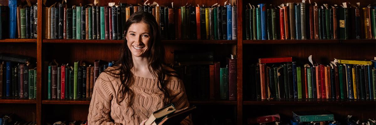 Courtney Eckert at Barr Smith Library