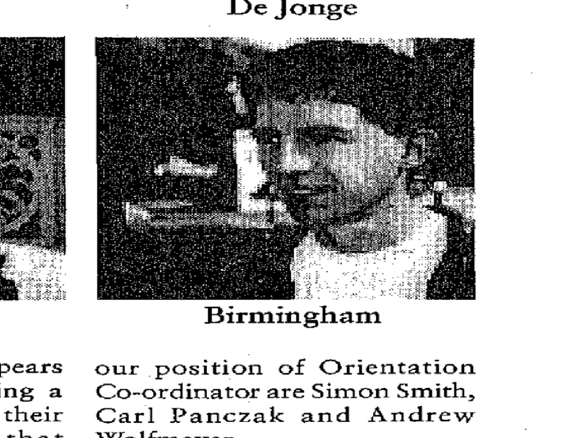 Simon Birmingham On Dit 1994