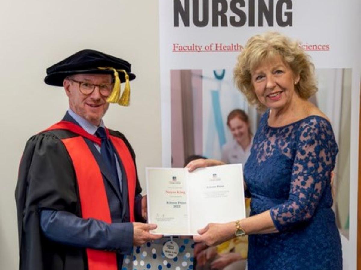 Neysa with a UoA academic