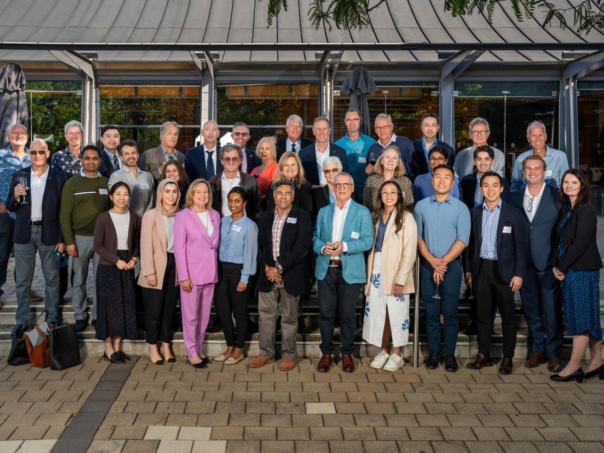 A big group photo showing the Adelaide Orthodontic Alumni Network