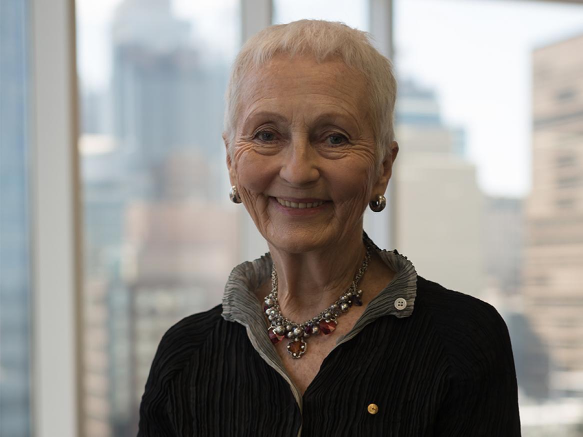 Emeritus Professor Denise Bradley AC, winner of the Distinguished Alumni Awards' Vice-Chancellor's Award 2019