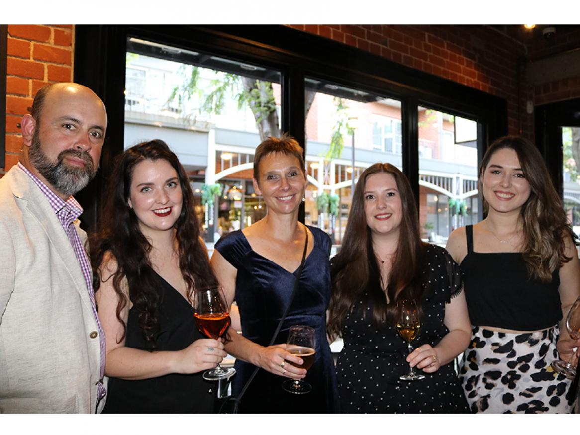 Group of people at the dinner