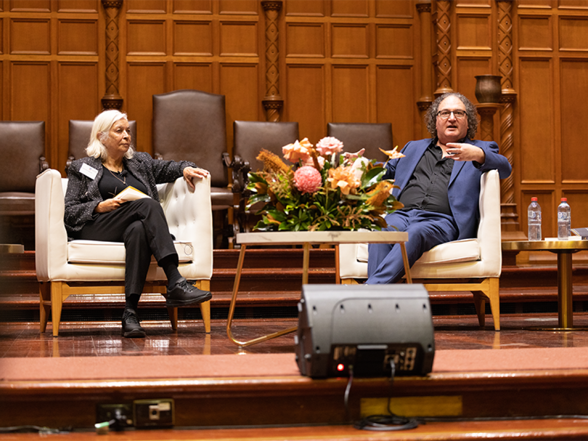 marcia-langton-and-aaron-corn-launch-the-book-on-campus.