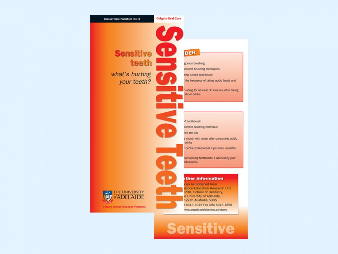 View the patient pamphlet on sensitive teeth
