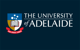 University full colour reverse horizontal logo with black or dark blue background